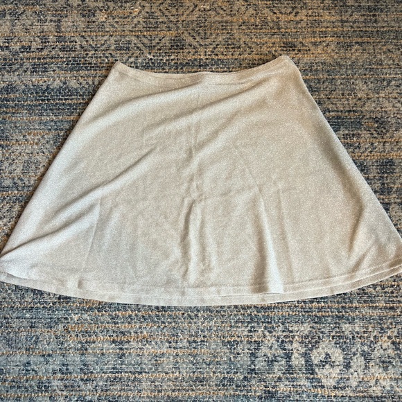 Reformation Andres Knit Two Piece Set in Silver Sparkle - Size XS NWOT - Picture 9 of 11